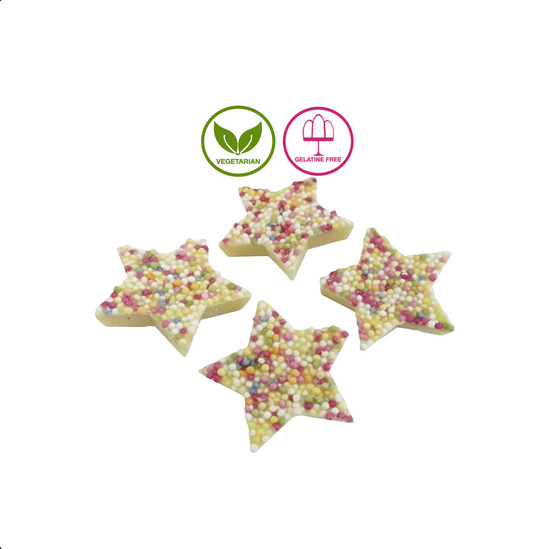 White Chocolate Snowie Stars Pouch